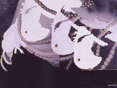 Sem t�tulo, t�cnica mista 86x142cm